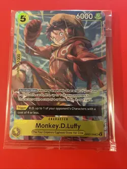 One Piece TCG Monkey D. Luffy OP07-109 SR Promo Illustration Box Vol.3 Sealed - Image 1