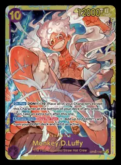 One Piece TCG Monkey.D.Luffy OP05-119 SEC Secret Rare - Image 1