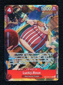 2025 One Piece Card Game: A Fist of Divine Speed OP11 TR Lucky Roux #OP09-015 - Image 1