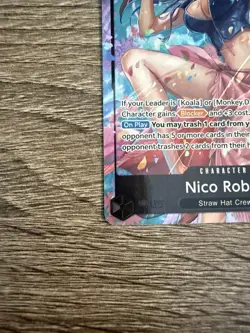 Nico Robin OP12-087 Alt Art One Piece TCG Legacy of the Master English Near-Mint - Image 4
