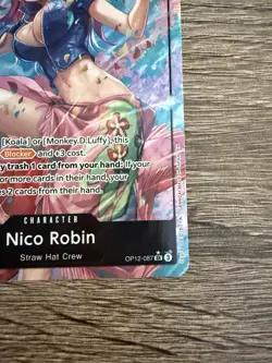 Nico Robin OP12-087 Alt Art One Piece TCG Legacy of the Master English Near-Mint - Image 5