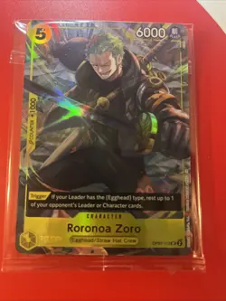 One Piece TCG - Roronoa Zoro OP07-113 (Illustration Box Vol.3) SEALED - Image 1