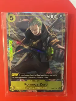 One Piece TCG - Roronoa Zoro OP07-113 (Illustration Box Vol.3) SEALED - Image 2