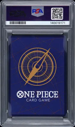 2025 ONE PIECE OP11-A FIST OF DIVINE SPEED 3RD ANV-SILVER MONKEY D. LUFFY PSA 10 - Image 2