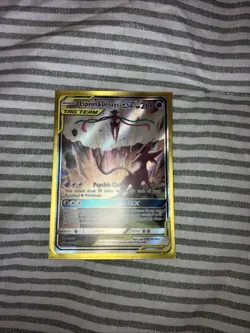 Pokemon TCG Espeon & Deoxys GX Tag Team Black Star Promo Card #SM240 - Image 1