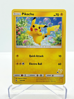 Pokemon Card Pikachu Hidden Fates Common 19/68 Near Mint - Image 1