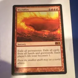 Magic: The Gathering Worldfire Core Set 2013 M13 Regular Red Mythic Sorcery Card - Image 1