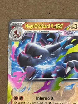 Pokemon TCG Mega Charizard X EX Card 013/094 Phantasmal Flames English NM Holo - Image 3