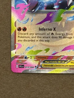 Pokemon TCG Mega Charizard X EX Card 013/094 Phantasmal Flames English NM Holo - Image 4