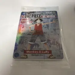 Limited Edition One Piece Monkey.D.Luffy US Voyage Sealed Card - Image 4