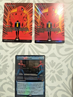 Borderless Foil Path to Exile Marvel's Spider-Man #0004 MTG 2025 Imposter NM/M - Image 1