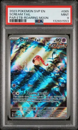 2023 POKEMON SVP EN-SV BLACK STAR PROMO #065 SCREAM TAIL PSA 9 - Image 1