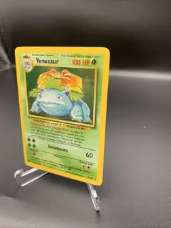 Pokemon TCG Venusaur Base Set Holo Unlimited Rare Card 15/102 MP - Image 3