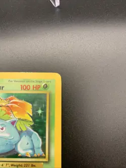 Pokemon TCG Venusaur Base Set Holo Unlimited Rare Card 15/102 MP - Image 5