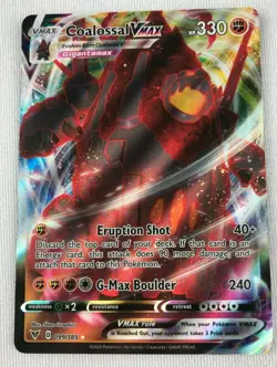 Coalossal VMAX FULL ART ULTRA RARE 099/185 Pokemon SWSH Vivid Voltage NM 2020 - Image 1