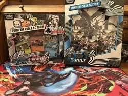 Pokemon Scarlet & Violet White Flare and Black Bolt Poster & Binder Collection🔥 - Image 1