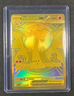 Pokemon Mega Charizard X EX Full Art Holo Mega Hyper Rare 130/094 - Image 1