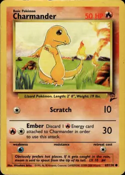 1999 Pokemon Base Set #046/102 Charmander - Image 1