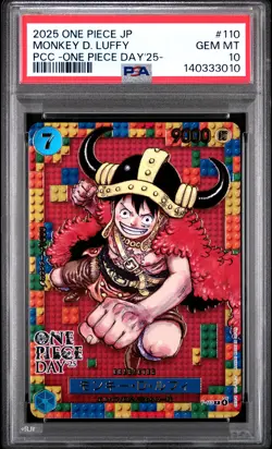 2025 ONE PIECE JPN PREMIUM COLLECTION ONE PIECE DAY'25 MONKEY D. LUFFY PSA 10 - Image 1