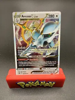 Arceus VSTAR 123/172 METAL Card Pokemon Ultra Premium Collection Brilliant Stars - Image 1
