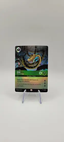 Disney Lorcana TCG: Kaa - Secretive Snake - 212/204 FOIL Epic Card NM - Image 1