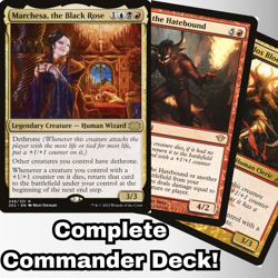 MTG Commander EDH Deck Marchesa, the Black Rose 100 Magic Cards Custom Deck - Image 1