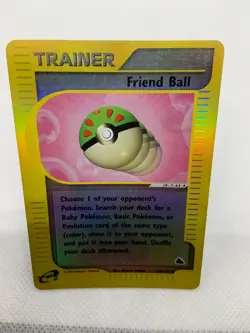Friend Ball 126/144 Reverse Holo e-series Skyridge Pokemon Card - Image 3