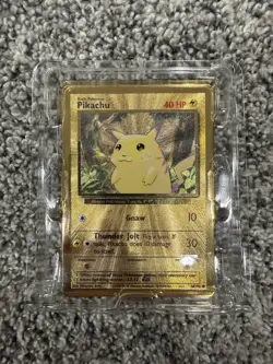 Pokemon Celebration Gold Metal Charizard & Pikachu Cards 25th Anniversary Sealed - Image 4