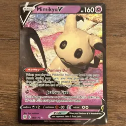 Mimikyu V 68/172 Pokemon TCG Card SWSH Brilliant Stars Ultra Rare NM ✨ - Image 1