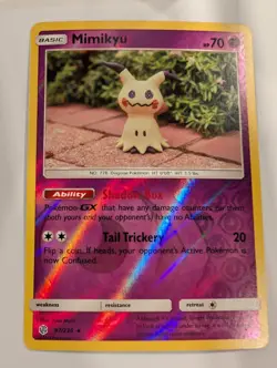 Mimikyu 97/236 - Cosmic Eclipse Pokemon Reverse Holo Foil Nice! - Image 1