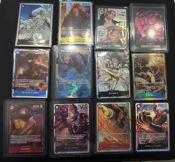 One Piece Card Collection of 195 Cards Mixed Lot W Foils - Image 1