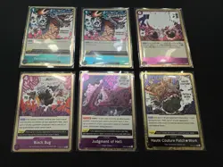 One Piece Card Collection of 195 Cards Mixed Lot W Foils - Image 5