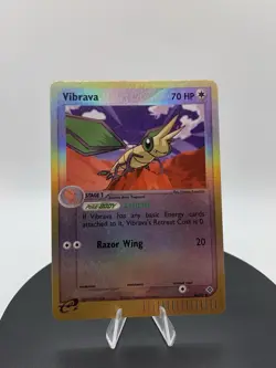 Pokemon TCG Vibrava EX Dragon 46/97 Reverse Holo Vintage Pokemon Card SEE PHOTOS - Image 1