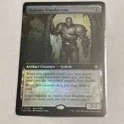 Solemn Simulacrum (Extended Art) Buy-A-Box Promos Foil - Image 1