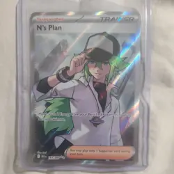 N's Plan Black Bolt Pokemon TCG Holo Ultra Rare 163/086 (KK) - Image 1