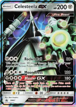 Pokemon Celesteela GX - Holo SM Promos #SM67 NM - Image 1