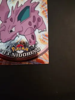 2000 Pokemon Topps Chrome Series 1 - #33 NIDORINO - Chrome Foil Holo RARE (MINT) - Image 2