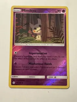 Mimikyu 96/236 Sm-Cosmic Eclipse Reverse Holo - Pokemon Card - Image 1