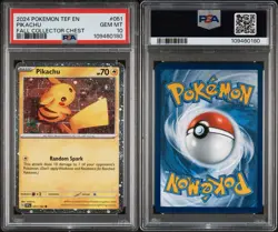 Pokemon TCG PIKACHU COSMOS HOLO #051 Fall Collectors Chest PSA 10 LOW POP - Image 3