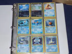 Pokemon VINTAGE binder Collection 324 pokemon w/ Holo + 1st editions + stamped - Image 1