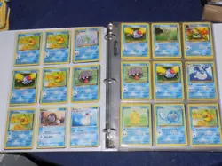 Pokemon VINTAGE binder Collection 324 pokemon w/ Holo + 1st editions + stamped - Image 2