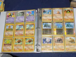 Pokemon VINTAGE binder Collection 324 pokemon w/ Holo + 1st editions + stamped - Image 5
