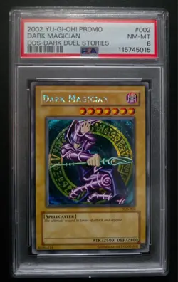 Dark Magician (Dark Duel Stories) DDS-002 Yu-Gi-Oh! PSA 8 Fresh cert - Image 2