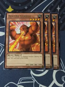 3x Berserk Gorilla - BP03-EN008 (NM) - Yugioh Playset - Image 1