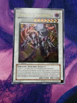 Yugioh Exploder Dragonwing RGBT-EN040 Ultimate Rare 1st Ed NM-VLP - Image 1