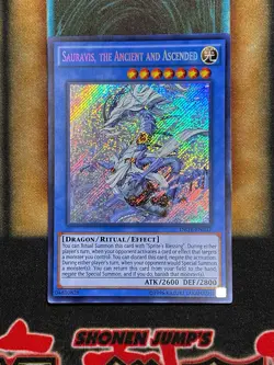 Yugioh Sauravis, The Ancient And Ascended INOV-EN037 Secret Rare NM - Image 1