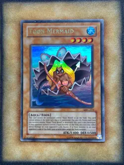 Yugioh Toon Mermaid MRL-072 Ultra Rare Original Print MP - Image 1