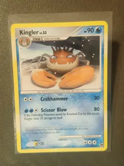 Kingler 20/106 Non Holo Rare Great Encounters 2008 Pokemon Tcg Card LP - Image 1