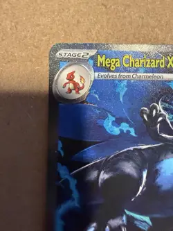 **Mega Charizard X EX SIR 125/094 Phantasmal Flames English Plus one random card - Image 4