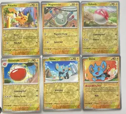 Pokemon Paldea Evolved - Reverse Holo Electric Type Card Lot 16x - Image 2